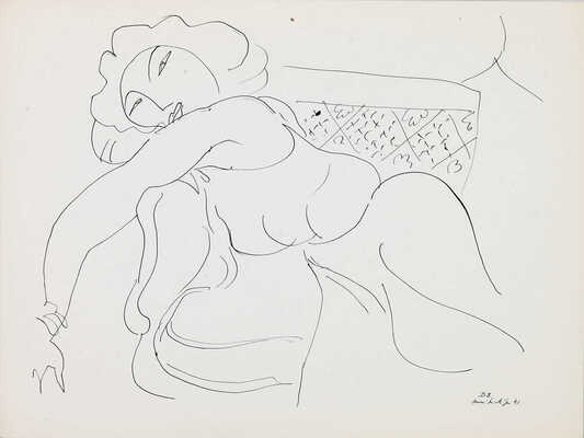 Матисс Анри. Девушка на диване